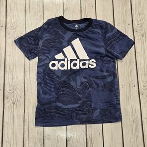 Adidas Kids Blue Graphic T-Shirt